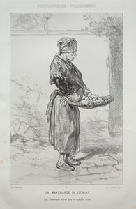 Limon Tüccarı. by Paul Gavarni