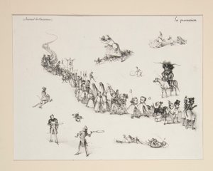 şeytanın alayı by Paul Gavarni