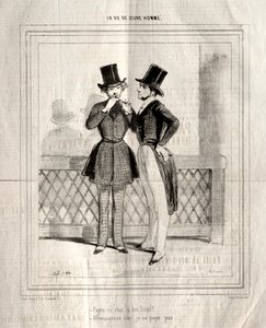 Bir Genç Adamın Hayatı, 1842. by Paul Gavarni