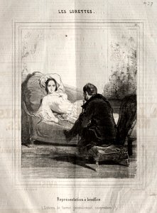 Loretteler, 1842. by Paul Gavarni
