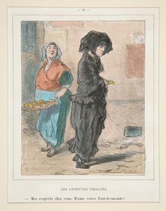 yaşlı loretler by Paul Gavarni