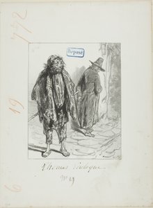 Les Propos de Thomas Vireloque: Figaro büyüdüğünde Bazile olur by Paul Gavarni