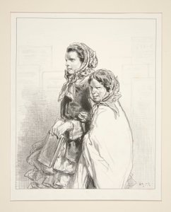 Kızım şarkı söyledi. by Paul Gavarni