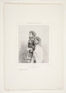 Kızım şarkı söyledi. by Paul Gavarni