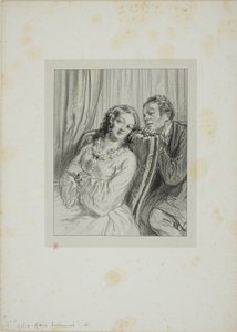 Maskeler ve yüzler: Mme. güzellik by Paul Gavarni