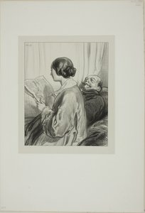 Maskeler ve yüzler: Asla izin vermedik... by Paul Gavarni