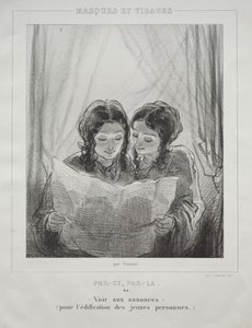 Maskeler ve Yüzler by Paul Gavarni