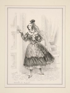 Bayan Dejazet by Paul Gavarni