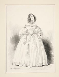 Bayan Anna Thillon by Paul Gavarni