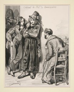 2 - Bu dansın otorite tarafından yasaklandığını bilmiyor muydunuz? by Paul Gavarni