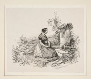 Çeşmenin Hanımı by Paul Gavarni