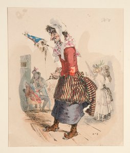 PİREN ŞEREFİ. - BERGERE DES PYRENEES. by Paul Gavarni