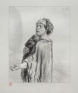Burada ve orada: Bir Romantizmin Sonu. by Paul Gavarni