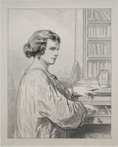 Par-ci, par-lá: Boudoir anahtarı birçok sırrı açar, 1854-1856. by Paul Gavarni