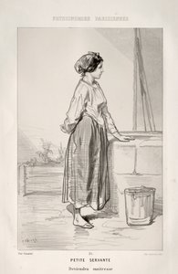 Küçük Hizmetçi. by Paul Gavarni