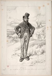 Paris fizyonomileri: Pazartesi by Paul Gavarni