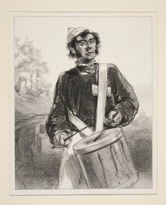 Köy Davul. by Paul Gavarni
