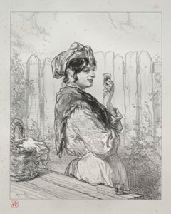 Brandi Şeftali by Paul Gavarni