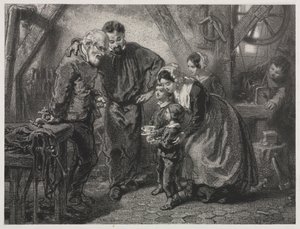 İşçinin Doğum Günü by Paul Gavarni