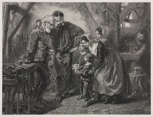 İşçilerin Doğum Günü. by Paul Gavarni