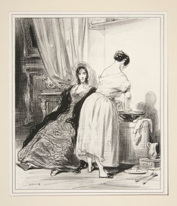 sahip olan küçük bir genç adam by Paul Gavarni