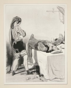Bir şişe ve c by Paul Gavarni
