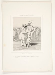 Kendine saygılı bir taş, görüyorsun, n by Paul Gavarni