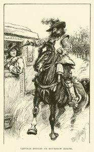 Hounslow Heath üzerinde Kaptan Dudley (gravür) by Paul Hardy