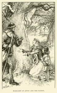 Anjou Margaret ve Haydut (gravür) by Paul Hardy