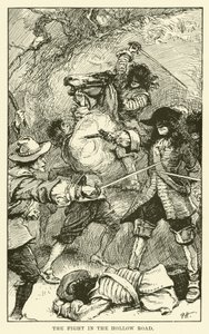 Boş Yoldaki Dövüş (gravür) by Paul Hardy