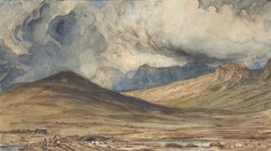 Auvergne Dağları, 1831-33. by Paul Huet