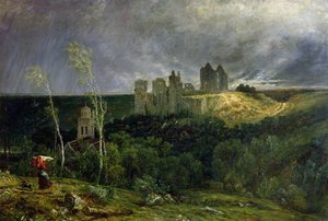 Chateau de Pierrefonds Harabeleri, 1861