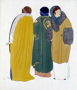 Paul Iribe tarafından çizilen “Les Dresses de Paul Poiret”ten çizilen Paul Poiret