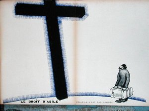 Hıristiyan Haçı ve Sığınma Hakkı, 'Parlons Francais'den örnek by Paul Iribe