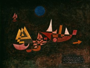 Gemilerin ayrılması by Paul Klee