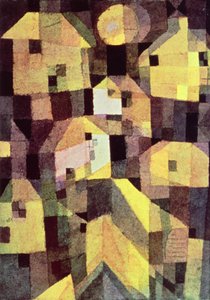 Evlerin Soyut Kompozisyonu by Paul Klee