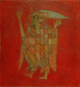 Alegorik heykelcik (solma) by Paul Klee