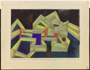Mimarlık, Şeffaf-Yapısal by Paul Klee