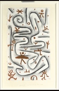 Yüksek Ruhlar Alanı; Gelande des Ubermutes by Paul Klee