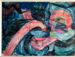 Dere kıyısına varmak ve köprü yapmak - Resim by Paul Klee