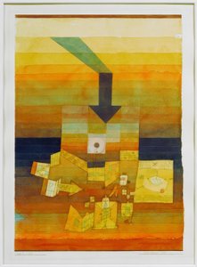 Etkilenen yer by Paul Klee