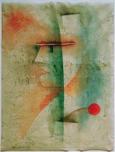 Kostümlü bir adamın portresi by Paul Klee