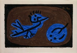 Mavi-Kuş-Kabak by Paul Klee