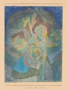 Blumen in der Vazo Vazoda Çiçekler, 1929. by Paul Klee