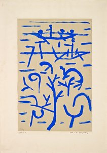 Seldeki tekneler Seldeki tekneler, 1937. by Paul Klee