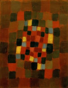 renkli yatak by Paul Klee