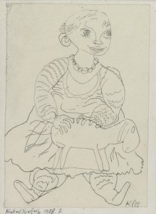 Oyuncaklı Çocuk by Paul Klee