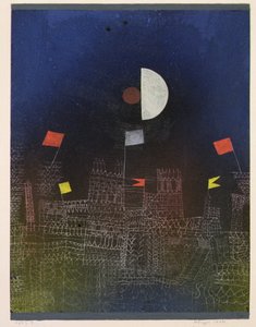 Bayraklı Şehir by Paul Klee