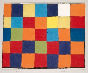 Renk Tablosu "Qu 1" by Paul Klee