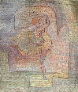 ""Dansçı"" (Dansçı) - Tablo, Paul Klee (1879-1940) by Paul Klee